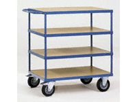 Fetra Table top Cart 1200x800mm with 4 timber shelves