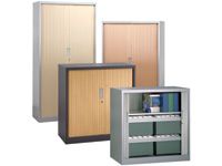 Tambour Side Opening Cupboards - 1016mm High