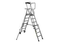 Telescopic working platform 6-9 treads 2300Hmm