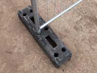 Thermoplastic rubber feet