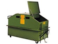 Tidy secure steel skip bin 1.0m3