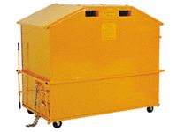 Tidy secure steel skip bin 1.5m3