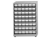 Treston High density storage cabinet, 48 grey bins