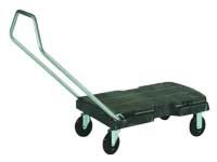 Triple position handle trolley