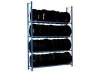 Tyre Storage Rack Starter Bays - 4 Tier