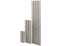 Wall Mounted Steel Louvred Panels - 1676mm H (Pack of 2)