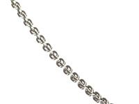 Wall securing chain for cash and carry trolleys