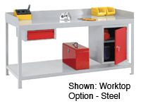 Welded Steel Workbenches With Plywood Top - 750kg Capacity