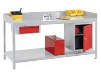 Welded Steel Workbenches With Steel Top - 750kg Capacity