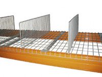 Wire Mesh Pallet Racking Divider - 900D x 300H