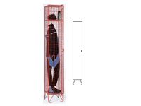 Wire Mesh Single Door Storage Lockers