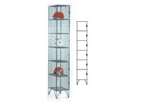 Wire Mesh Storage Lockers With 6 Compartments