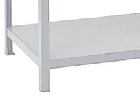 Workbench accessory - 1800mm steel base shelf