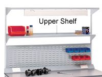 Workbench accessory - 1800mm steel upper shelf