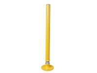 Yellow Powder Coated Sprung Parking Posts