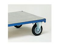 Zinc plated steel covering for modular trolleys